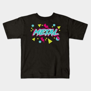 80s Ironic Hipster Metal Kids T-Shirt
